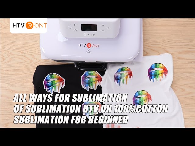 How to sublimation on dark t-shirt-Sublimation on dark cotton 